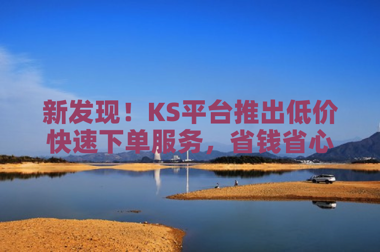 新发现！KS平台推出低价快速下单服务，省钱省心两不误