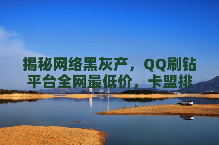 揭秘网络黑灰产，QQ刷钻平台全网最低价，卡盟排行榜第一名网站涉嫌违规操作