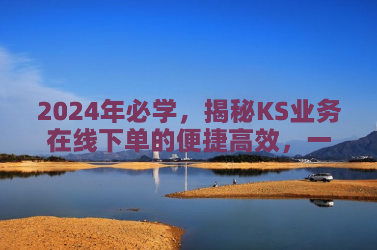 2024年必学，揭秘KS业务在线下单的便捷高效，一键操作省时省力！