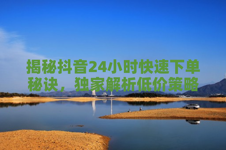 揭秘抖音24小时快速下单秘诀，独家解析低价策略助力2025电商新趋势