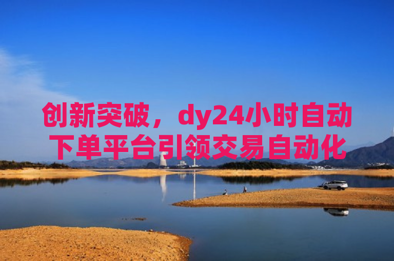 创新突破，dy24小时自动下单平台引领交易自动化新纪元