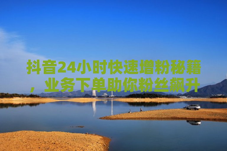 抖音24小时快速增粉秘籍，业务下单助你粉丝飙升！