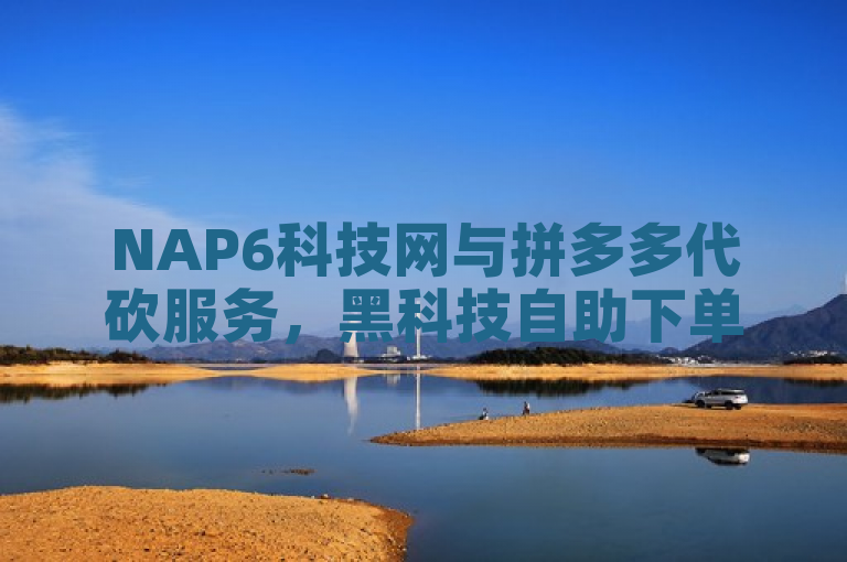 NAP6科技网与拼多多代砍服务，黑科技自助下单商城引发争议